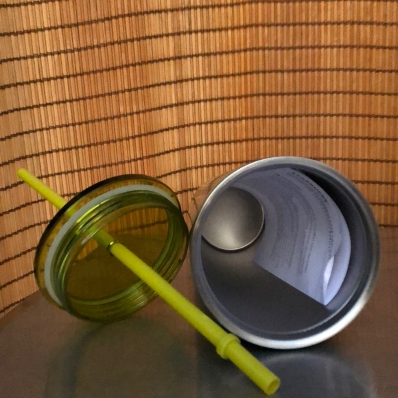 NEW STARBUCKS Teal with Gold Floral Print Design Collectors Venti 24oz Cold Cup - Picture 6 of 8